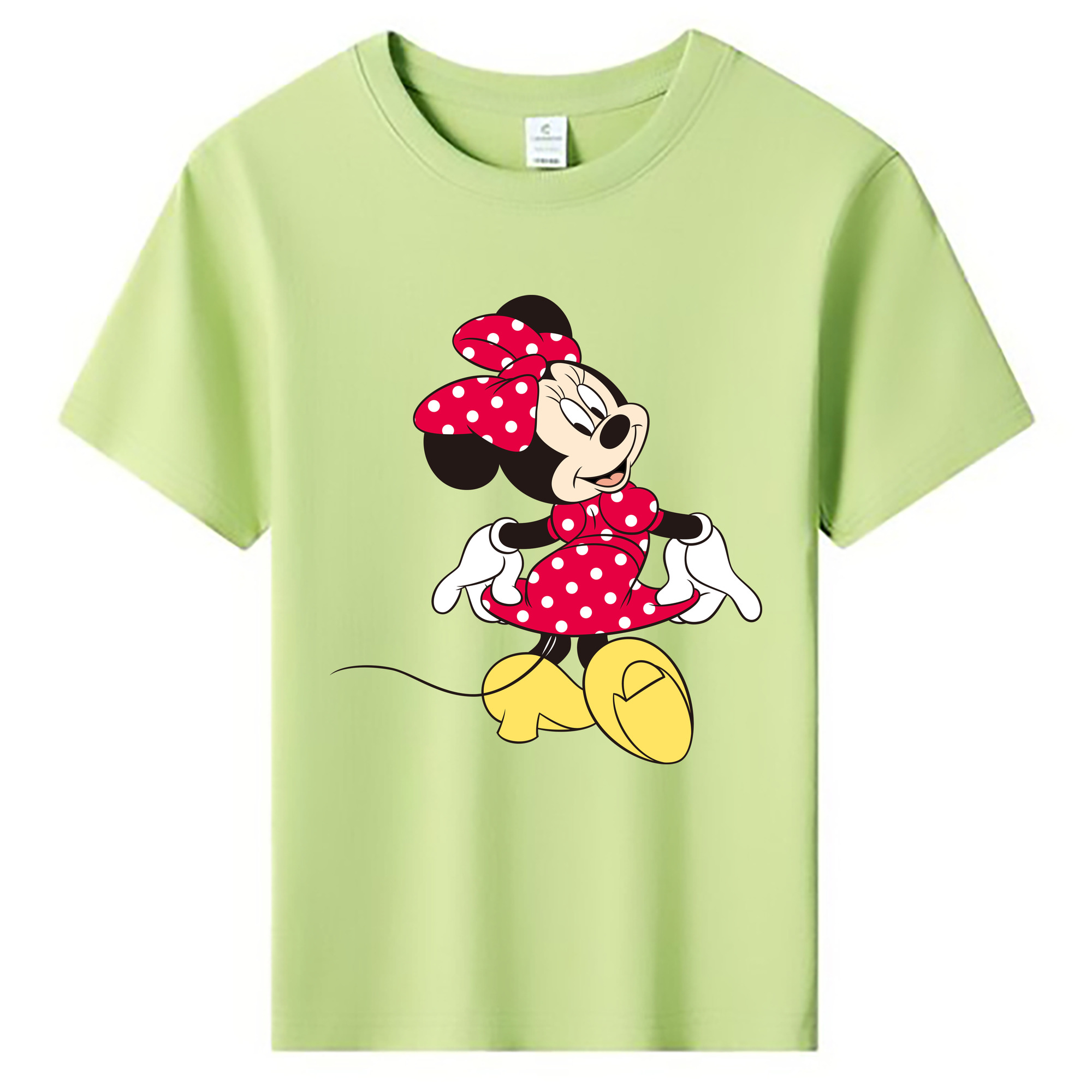 ミッキーマウス Mickey Mouse 綿100％キッズTシャツ（フロントプリント）